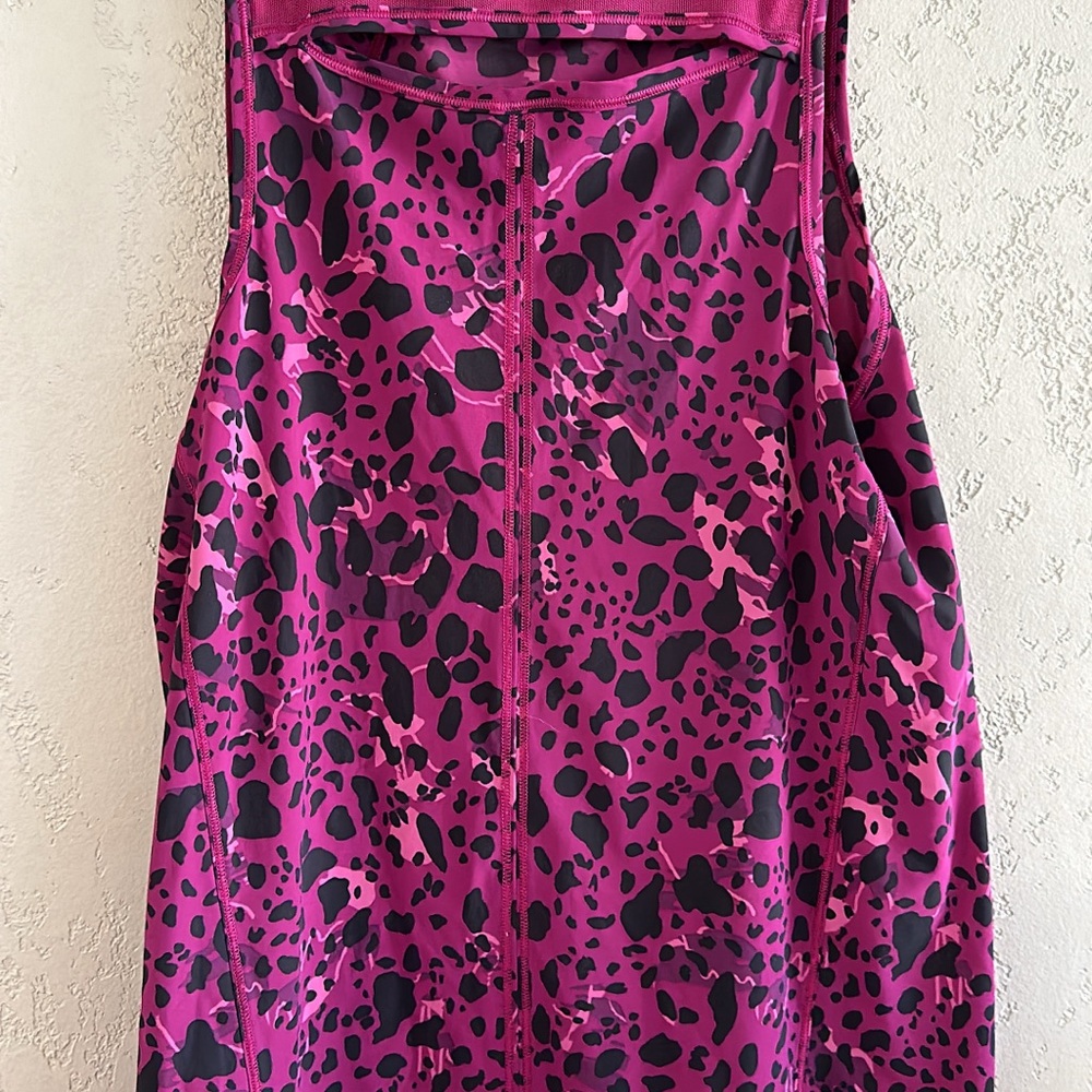lululemon athletica Pink Leopard Tank Top